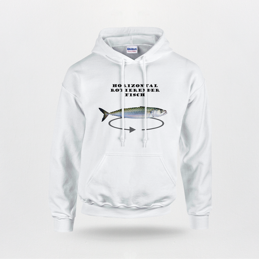 "Horizontal rotierender Fisch" | Hoodie