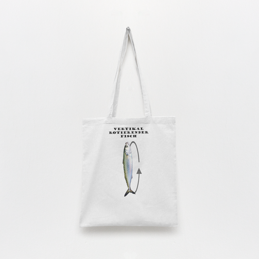 "Vertikal rotierender Fisch" | Tragetasche